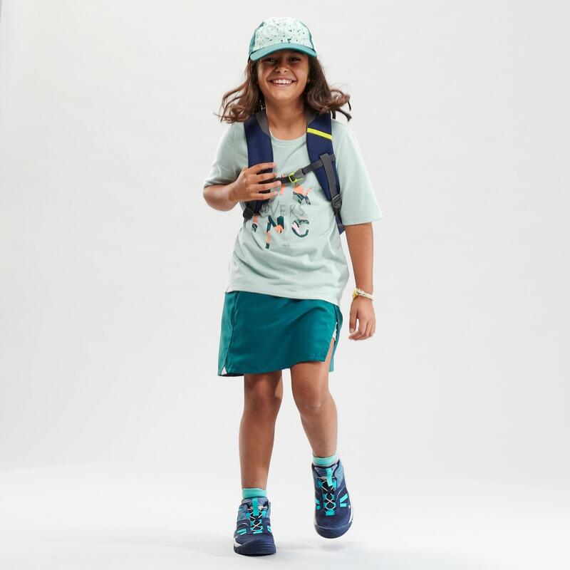 Wandelshortrokje voor kinderen MH100 turquoise 7-15 jaar
