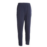 Women Polyester Carrot-Cut Gym Pants - Navy Blue