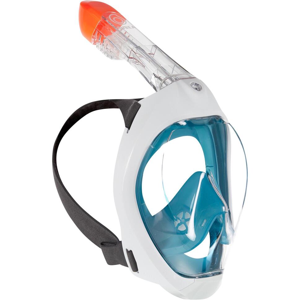 Snorkelmasker Easybreath 500 Oyster SUBEA Decathlon.nl