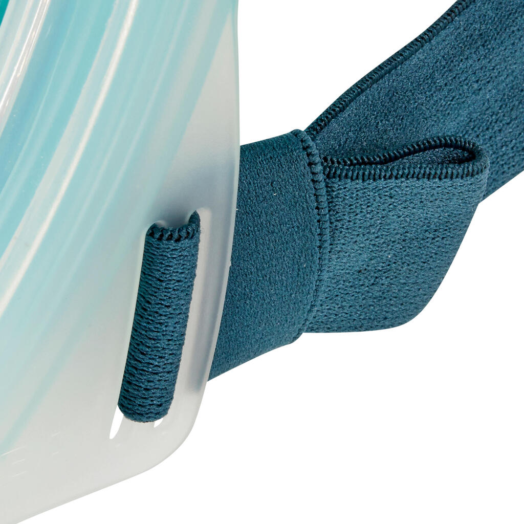 Máscara de snorkel de TPE sin funda naranja para adulto Easybreath