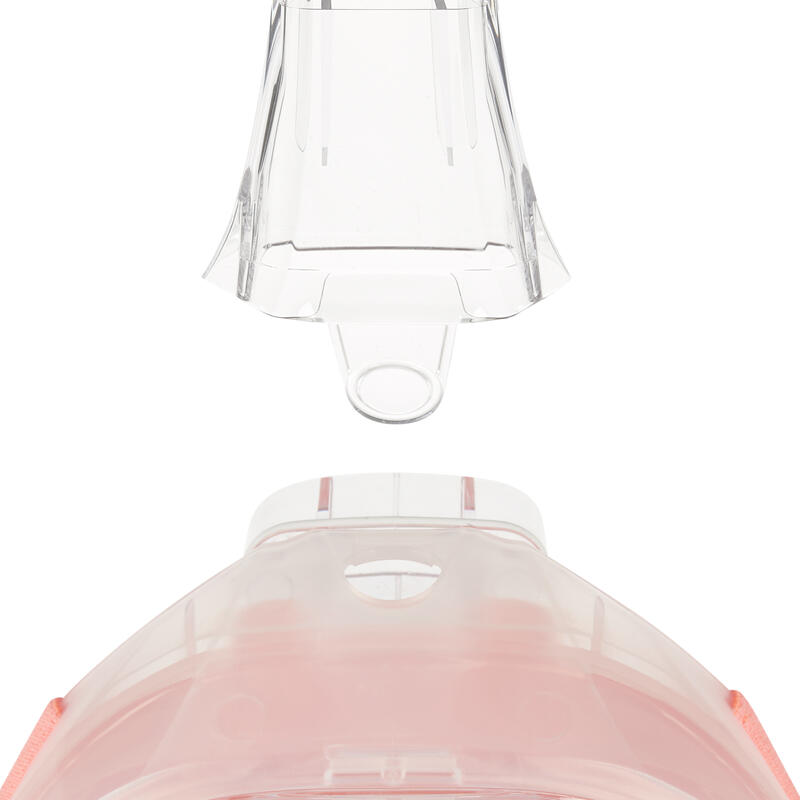 Easybreath 500 Surface Snorkelling Mask - Coral Pink