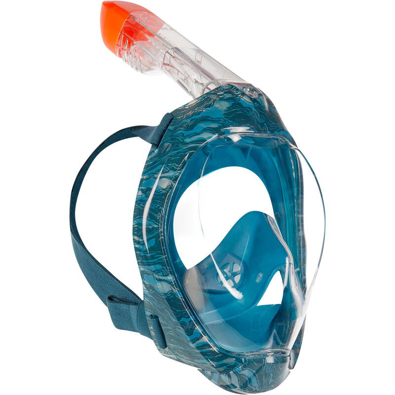 Mască easybreath snorkeling la suprafață Gri - fără husă Adulți