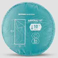 CAMPING SLEEPING BAG - ARPENAZ 10°