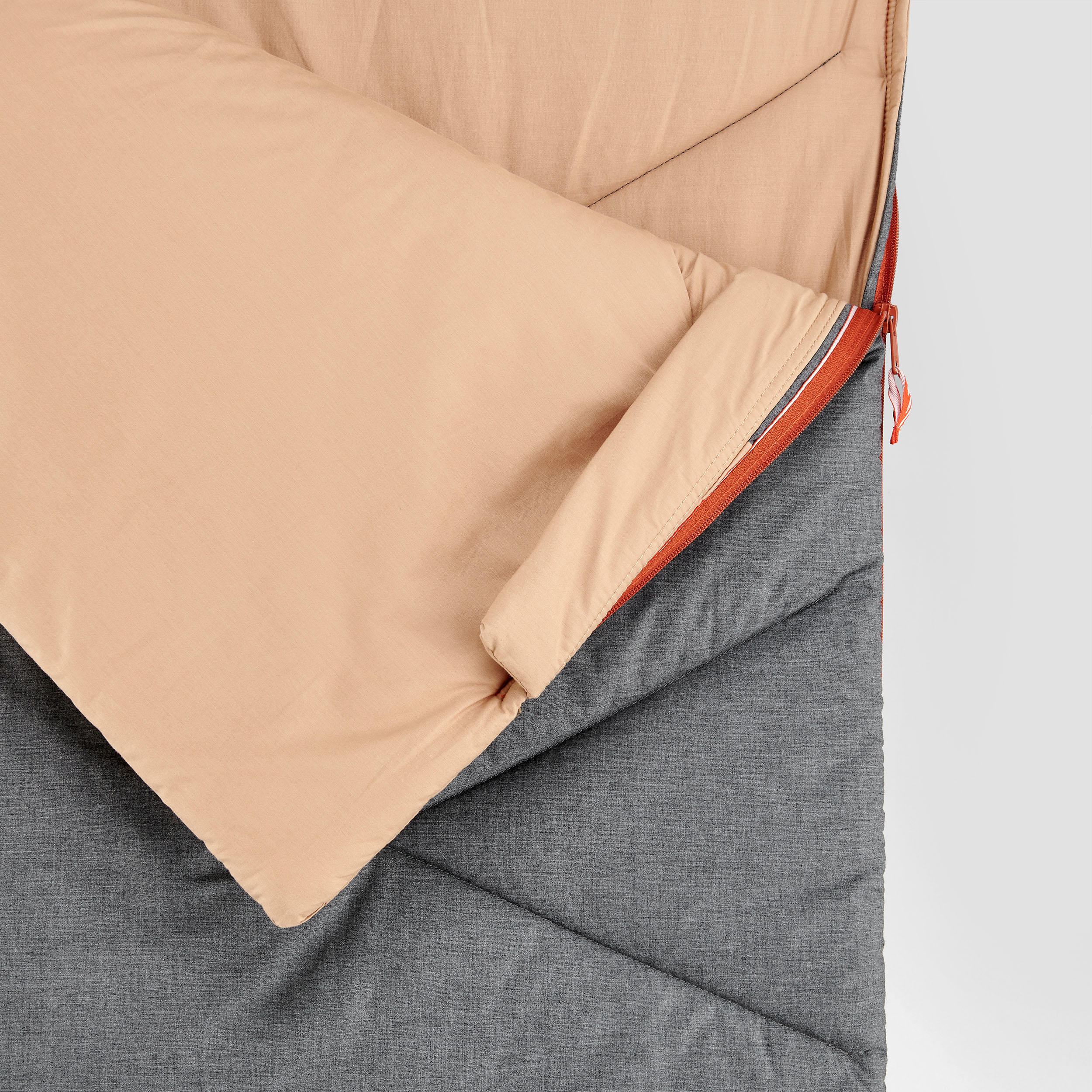 COTTON US CAMPING SLEEPING BAG - ARPENAZ 10° COTTON 5/7