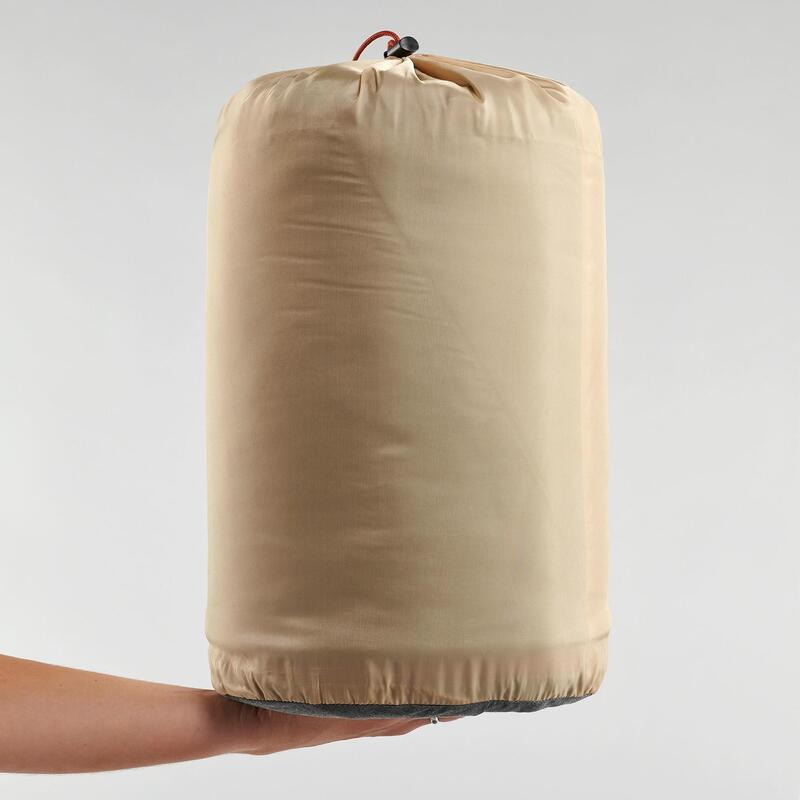 COTTON SLEEPING BAG FOR CAMPING - ARPENAZ 10° COTTON