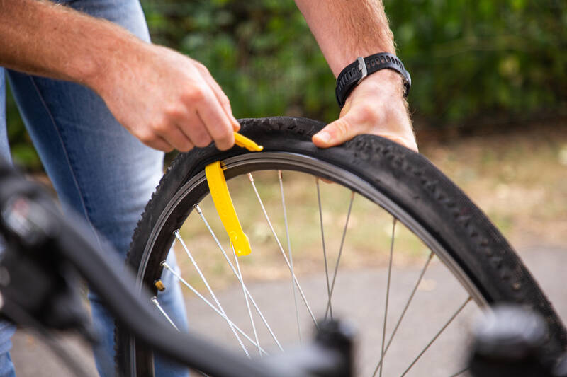 Palancas desmontaje neumáticos bicicleta