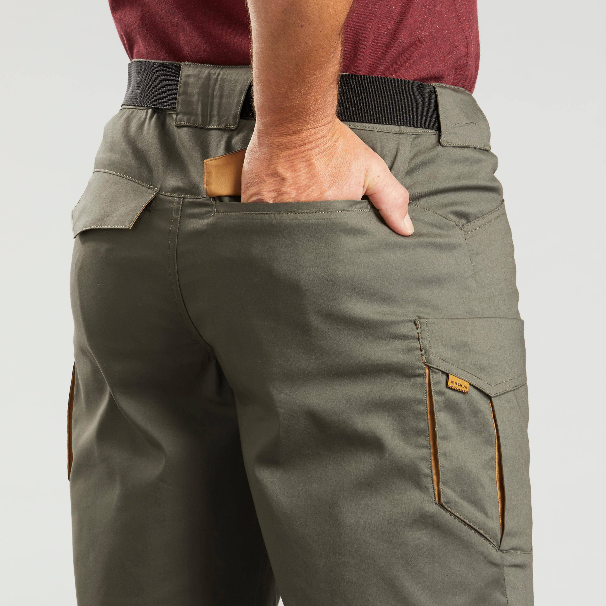 Men's Hiking Shorts NH500 - Khakhi -  2