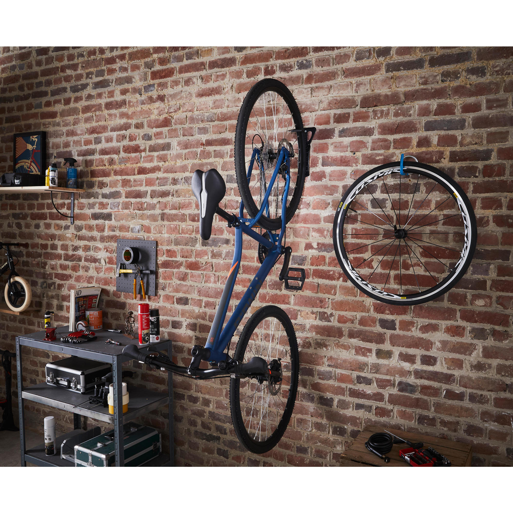 decathlon bike wall mount