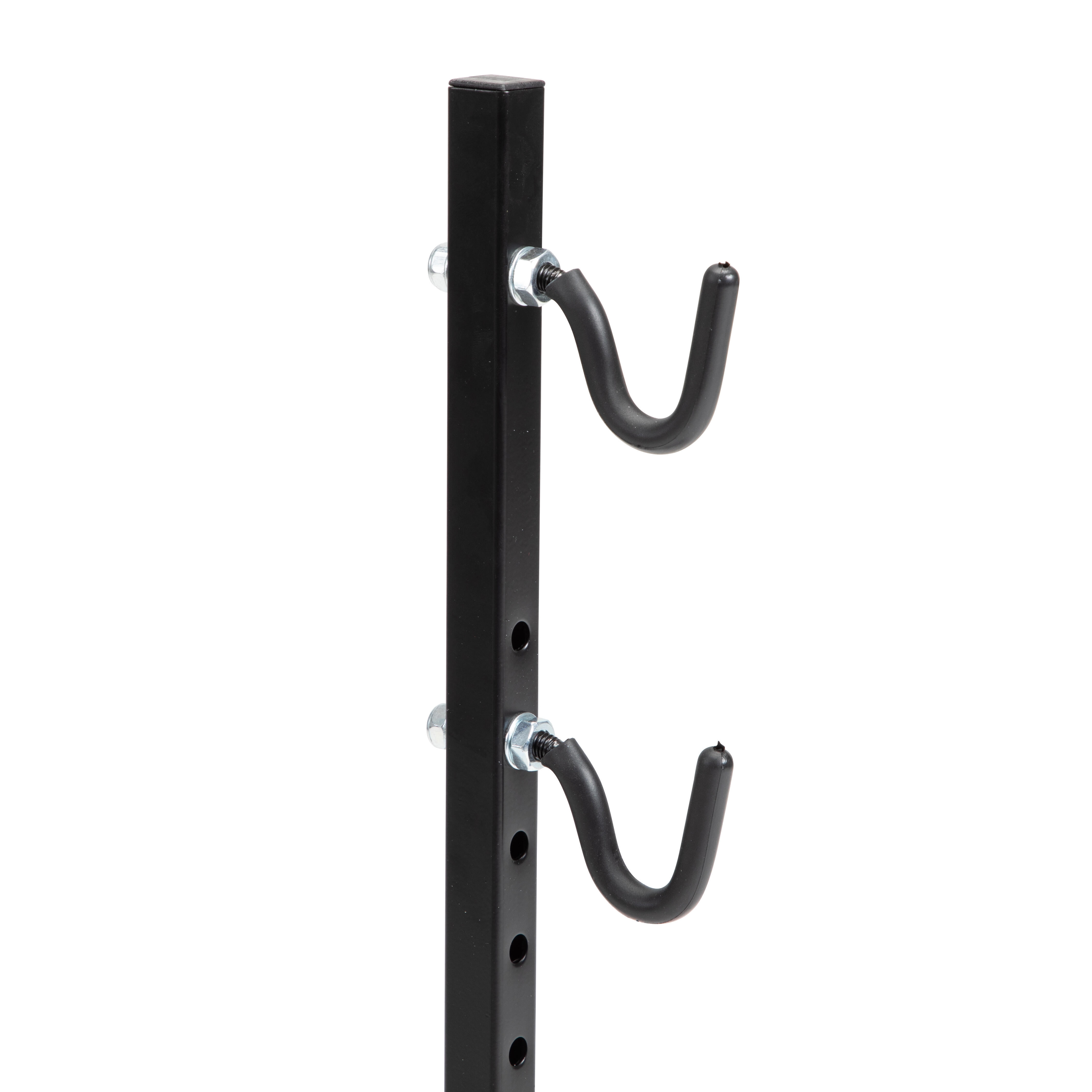 Adjustable rear bike rack