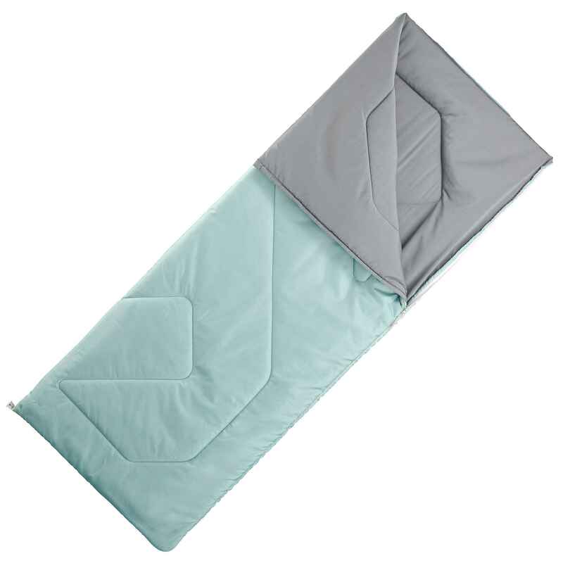 Schlafsack Camping Arpenaz 15 °C grün/grau Schlafsack Camping Arpenaz 15 °C grün/grau