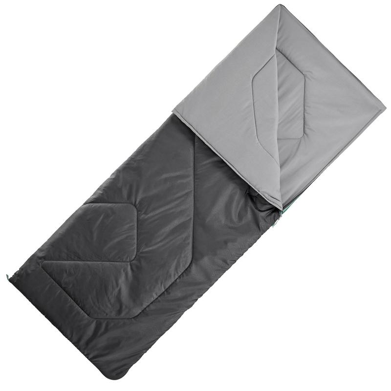 Saco de dormir 15 °C confort convertible edredón Arpenaz 15 gris