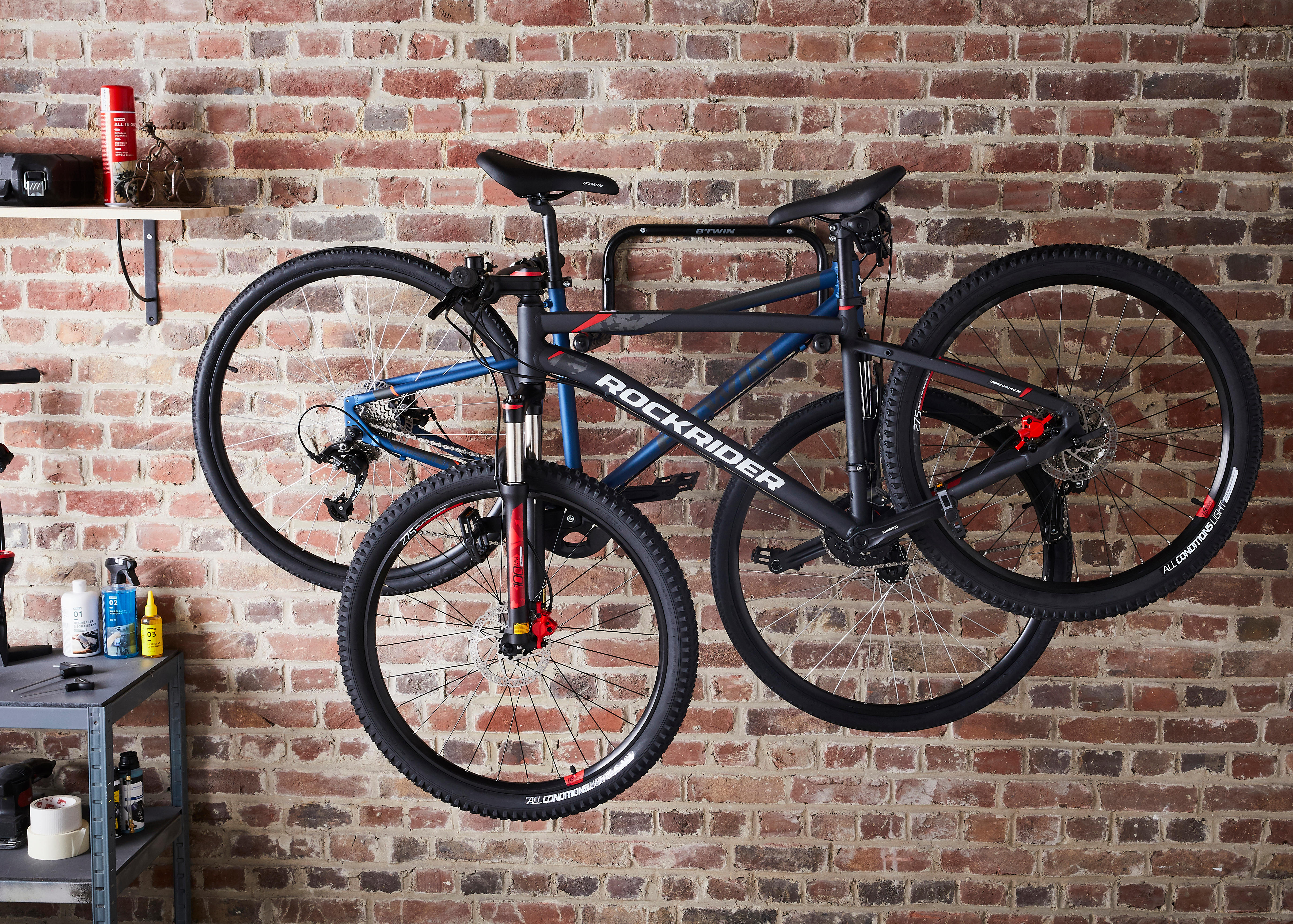 Support mural velo decathlon hotsell