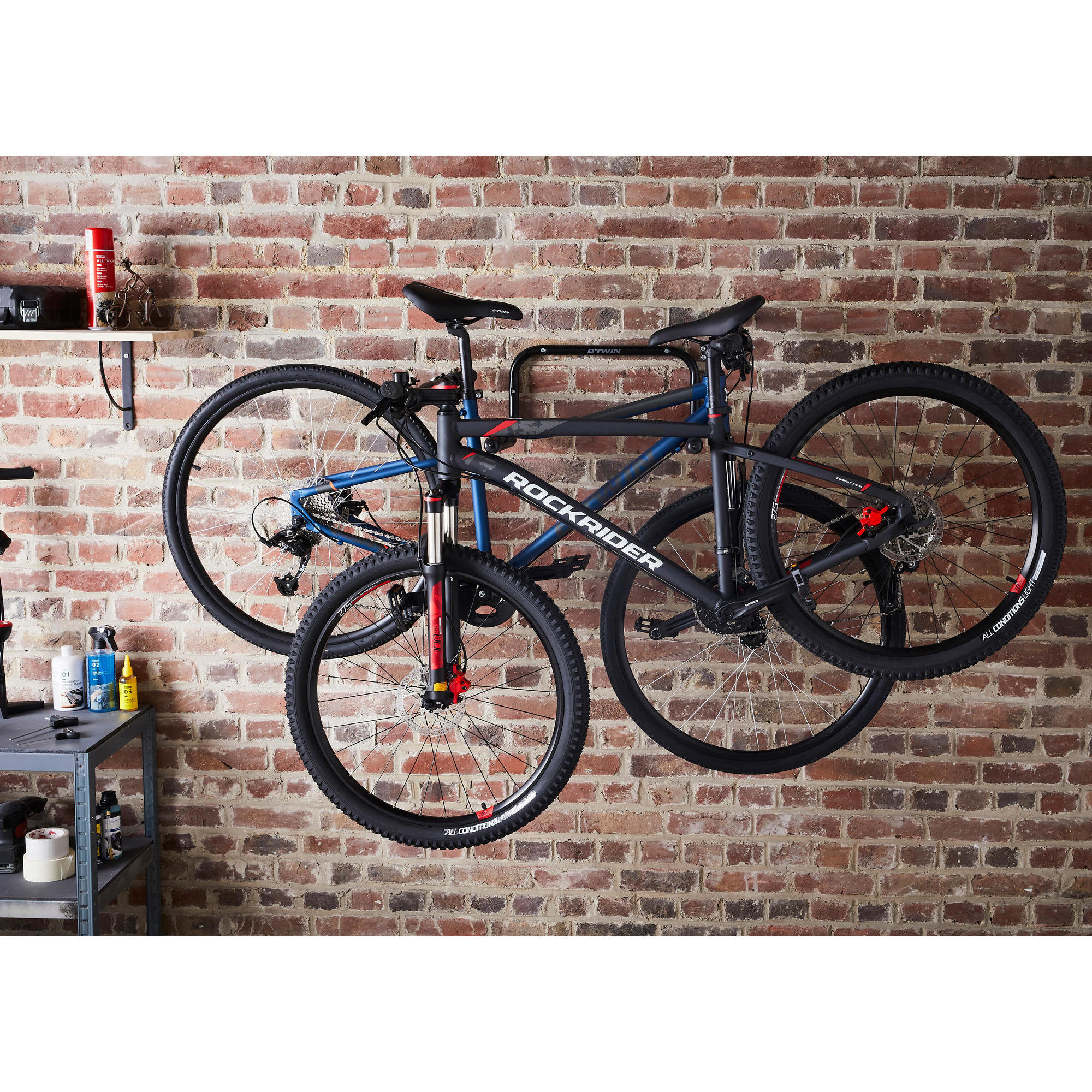 decathlon bike wall mount