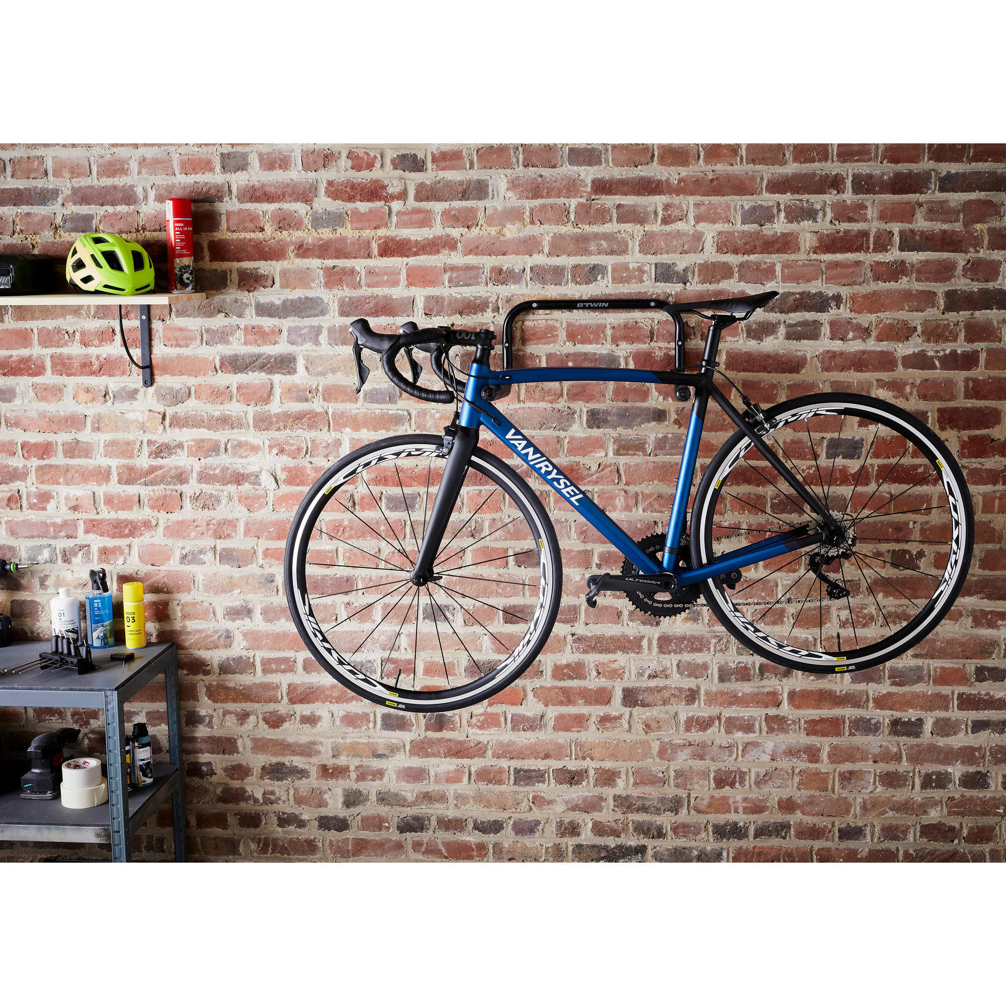 decathlon bike wall mount