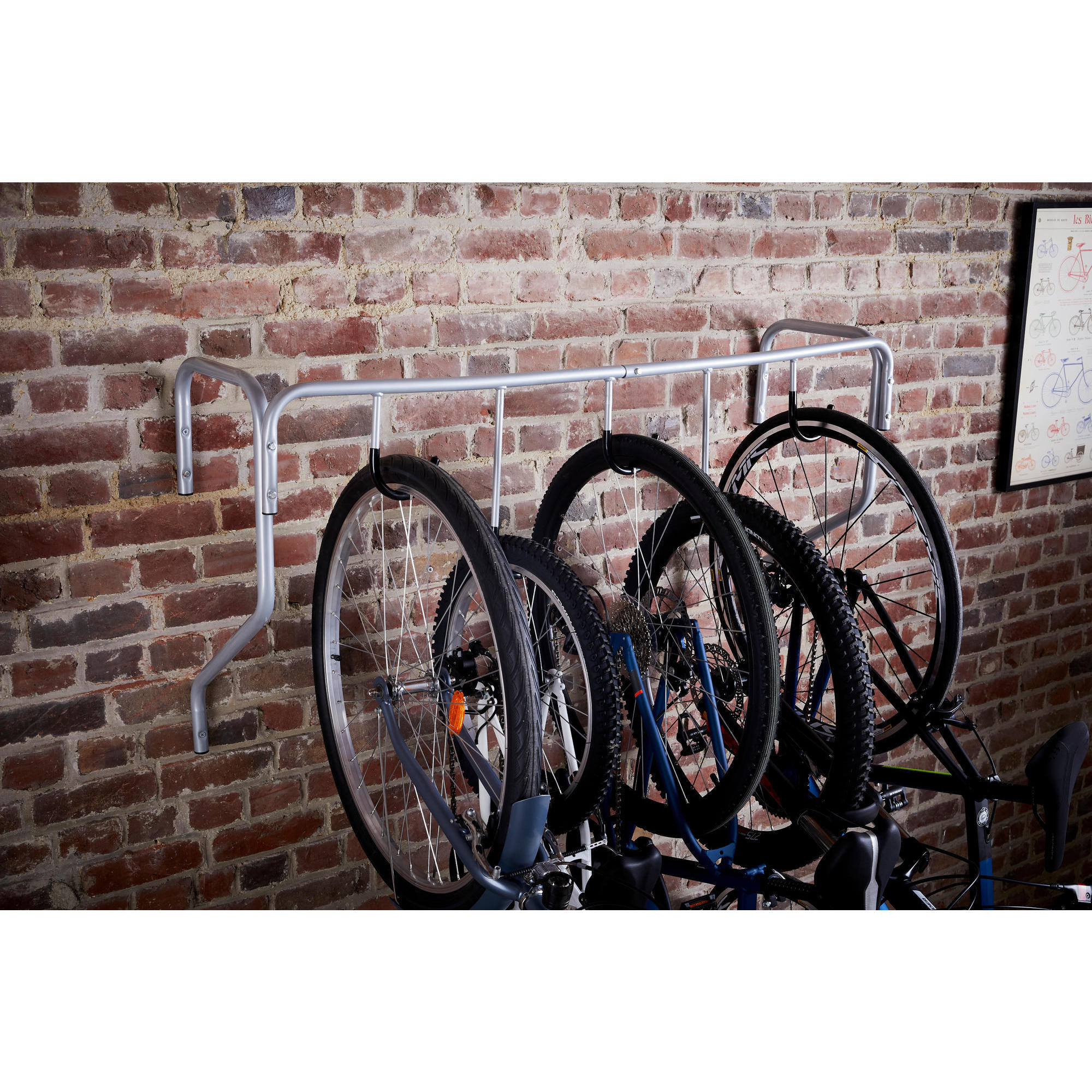 Soportes de pared para bicicletas decathlon sale