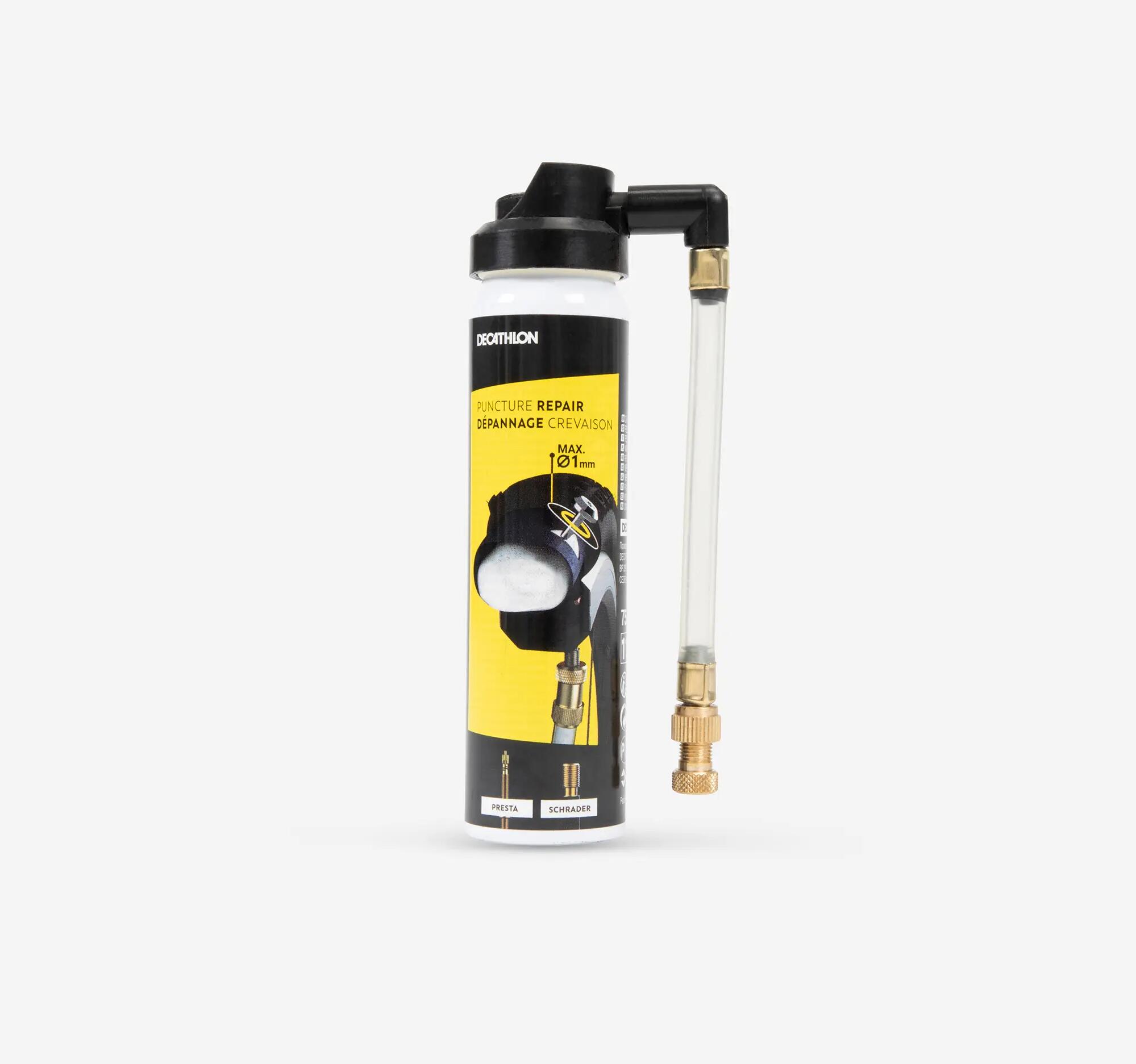 ROCKRIDER ST 100 MOUNTAIN BIKE compatible puncture repair spray