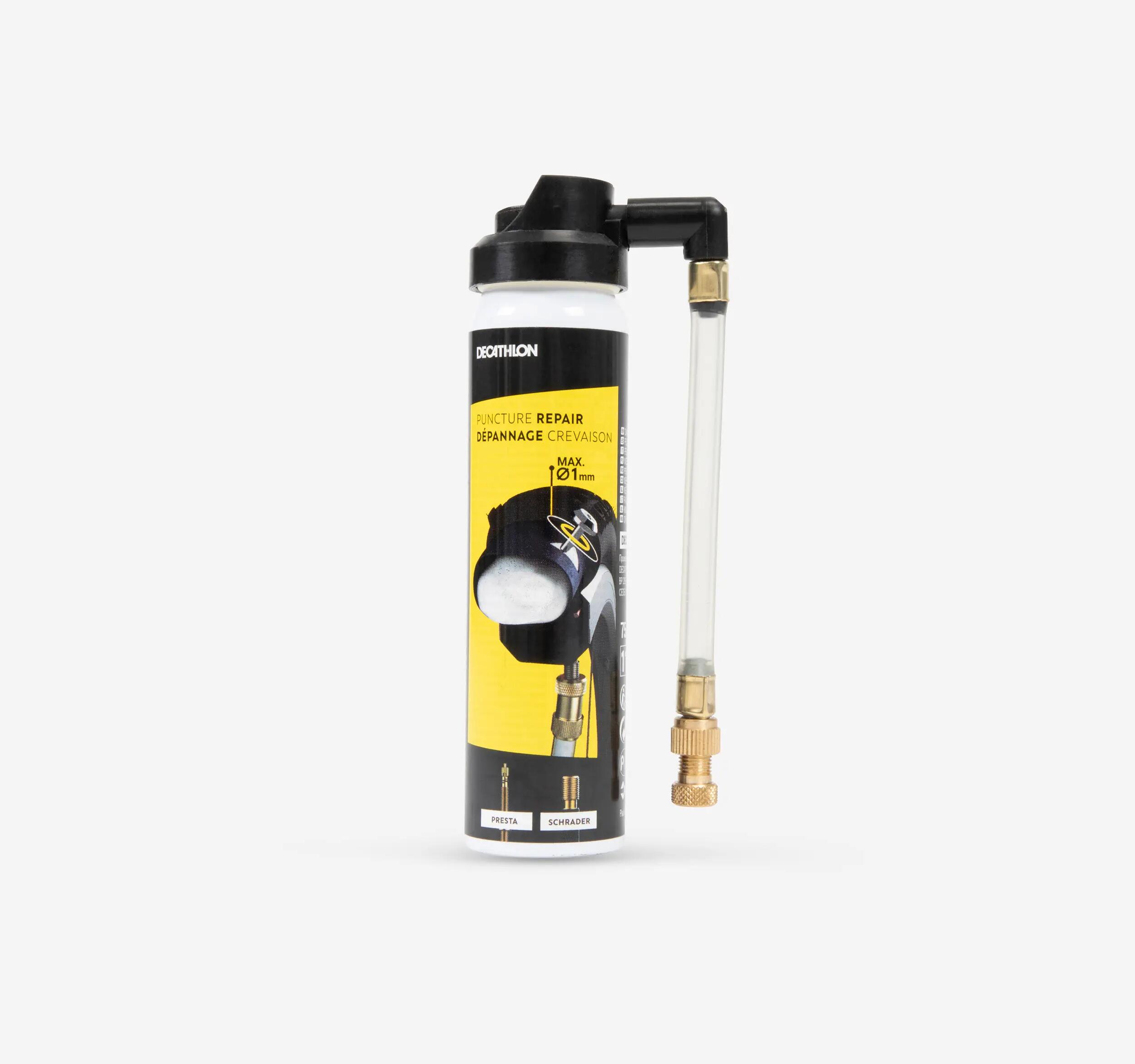 ROCKRIDER ST 100 MOUNTAIN BIKE compatible puncture repair spray