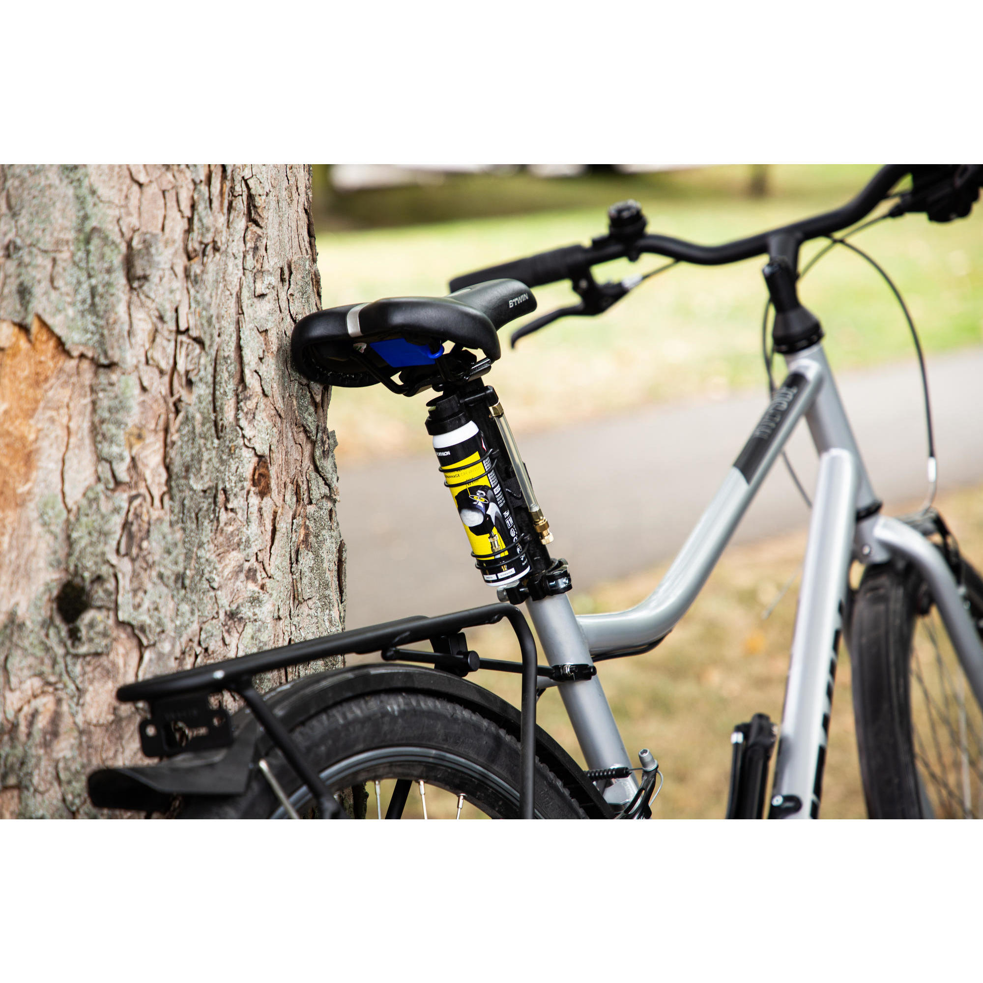 BOMBE DEPANNAGE CREVAISON VELO PRESTA ET SCHRADER Decathlon