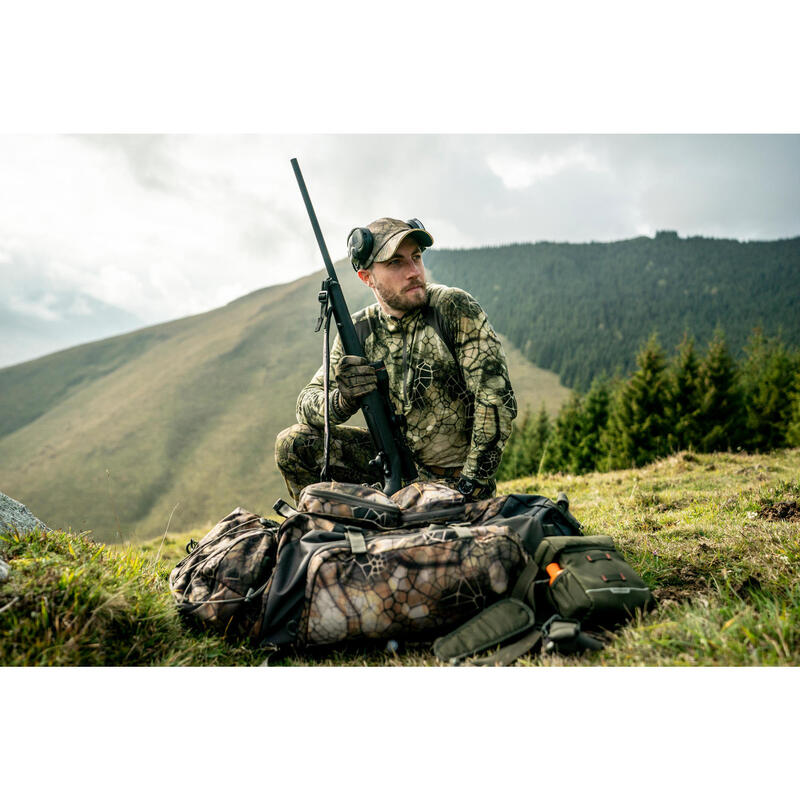 Plecak myśliwski Solognac Big Game 70+10 litrów 2.0 Camo Furtiv