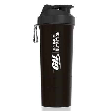 600 ml Optimum Nutrition Shaker with Screw-In Compartments