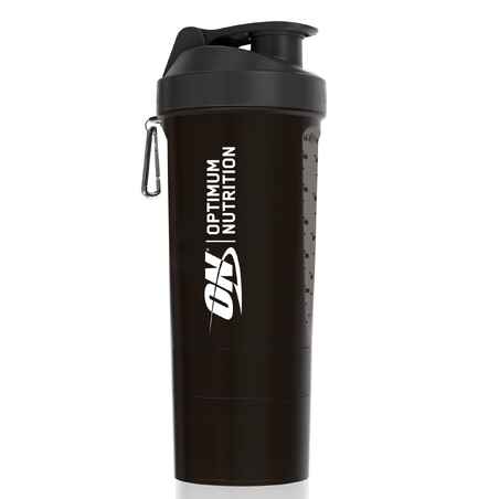 600 ml Optimum Nutrition Shaker with Screw-In Compartments