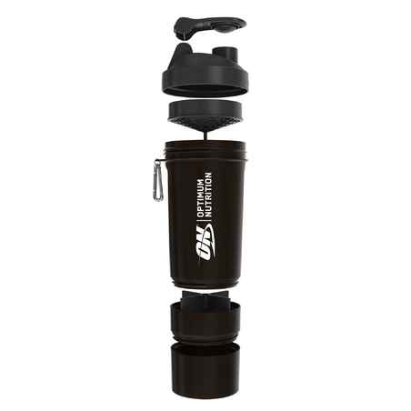 600 ml Optimum Nutrition Shaker with Screw-In Compartments