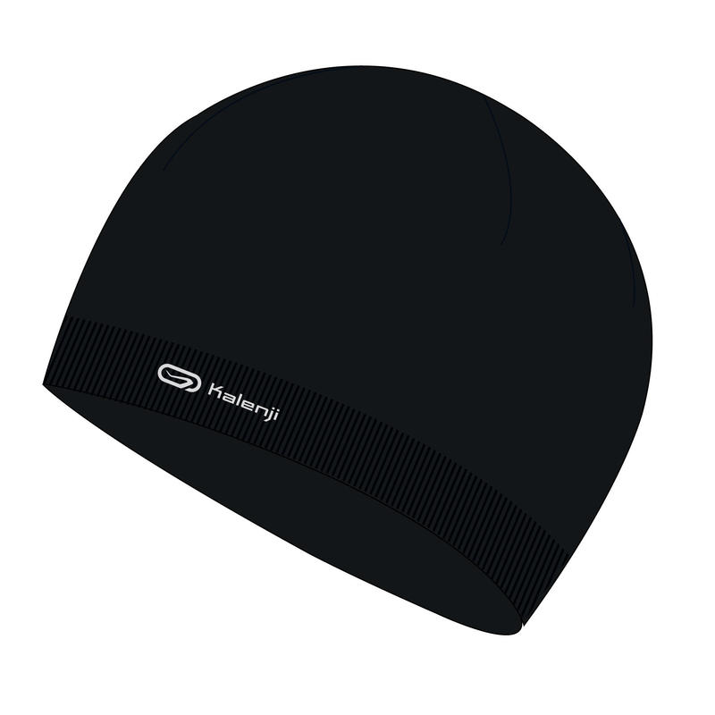 Beanie Decathlon Bonnet Running KIPRUN Adult Running Hat, Black