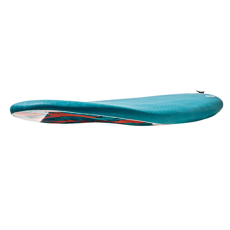 FOAM SURFBOARD 500 7'8". Supplied with 1 leash and 3 fins. Decathlon