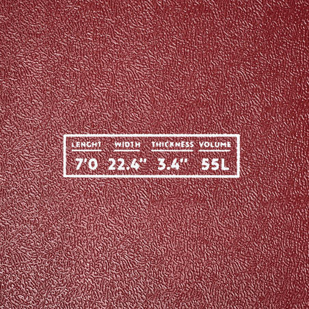 Дошка для серфінгу 500 7' в комплекті лиш і три плавники