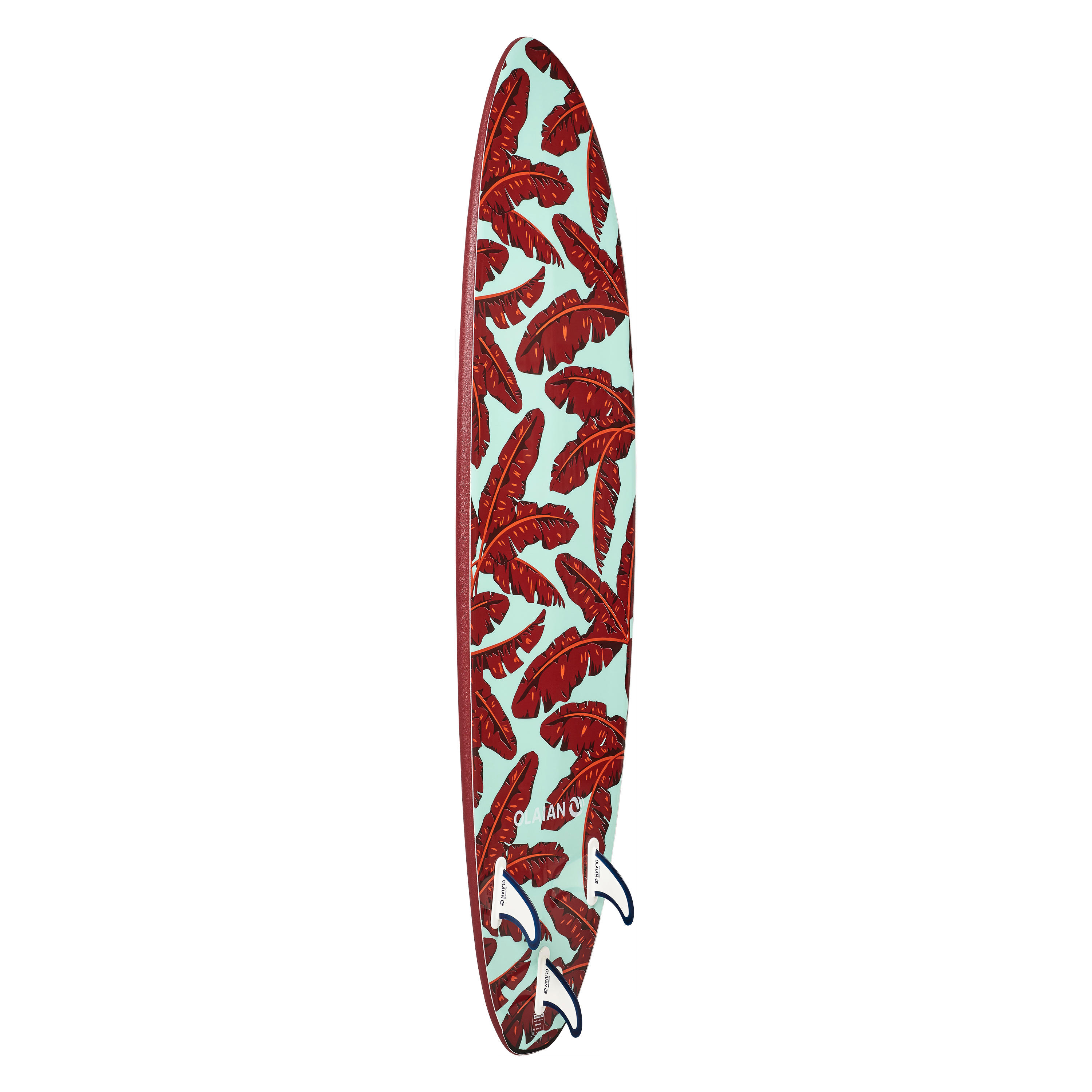 7' Foam Surfboard - 500Includes 1 leash and 3 fins. - OLAIAN