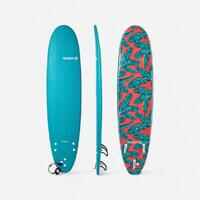 FOAM SURFBOARD 500 7'8". Comes with 1 leash and 3 fins