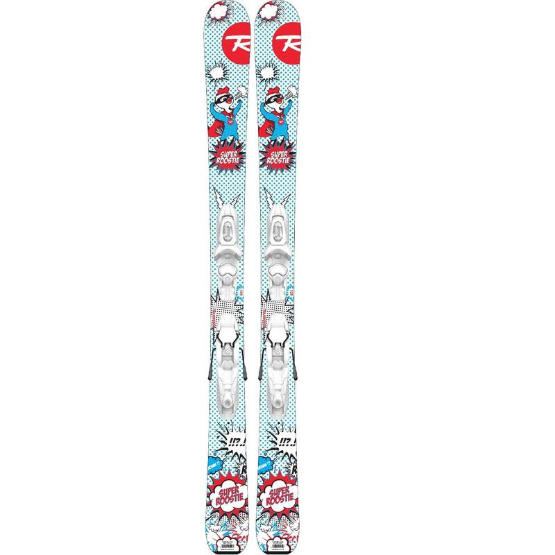 Narty zjazdowe dla dzieci Rossignol Super Roostie X-KID 4 z wiązaniami