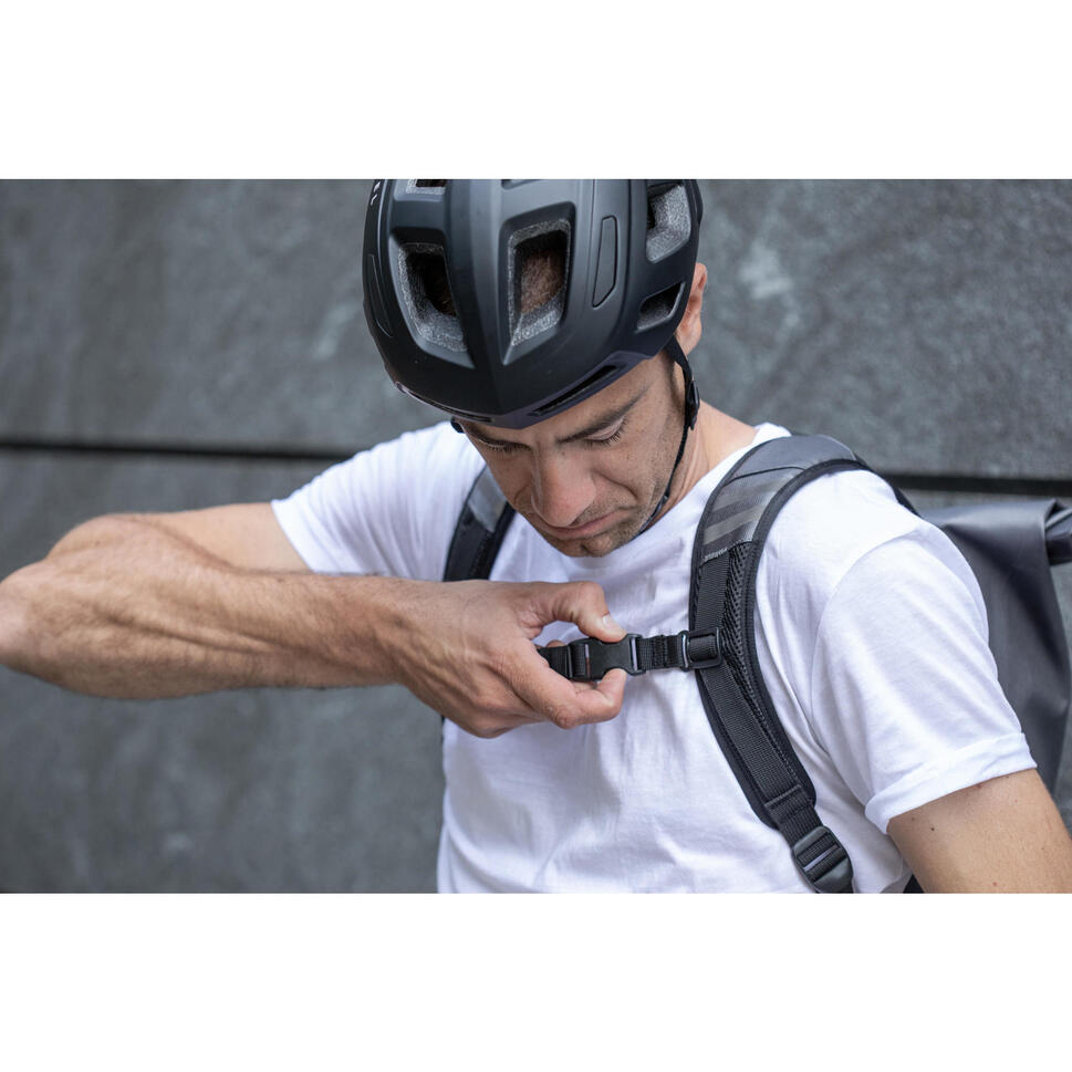 Waterproof Bike Backpack Elops Speed 500 25L ELOPS Decathlon