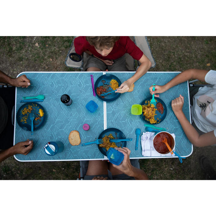 FOLDING CAMPING TABLE WITH 4 STOOLS Decathlon