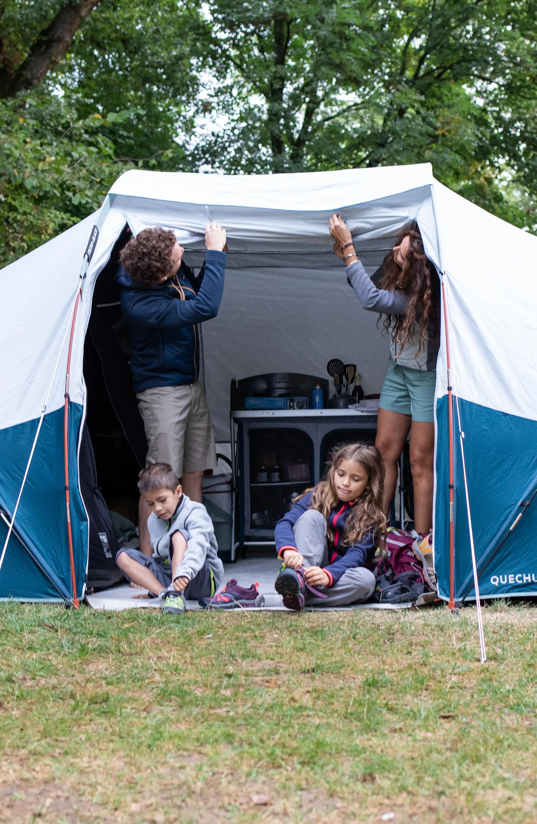 Como montar desmontar uma tenda da Quechua?