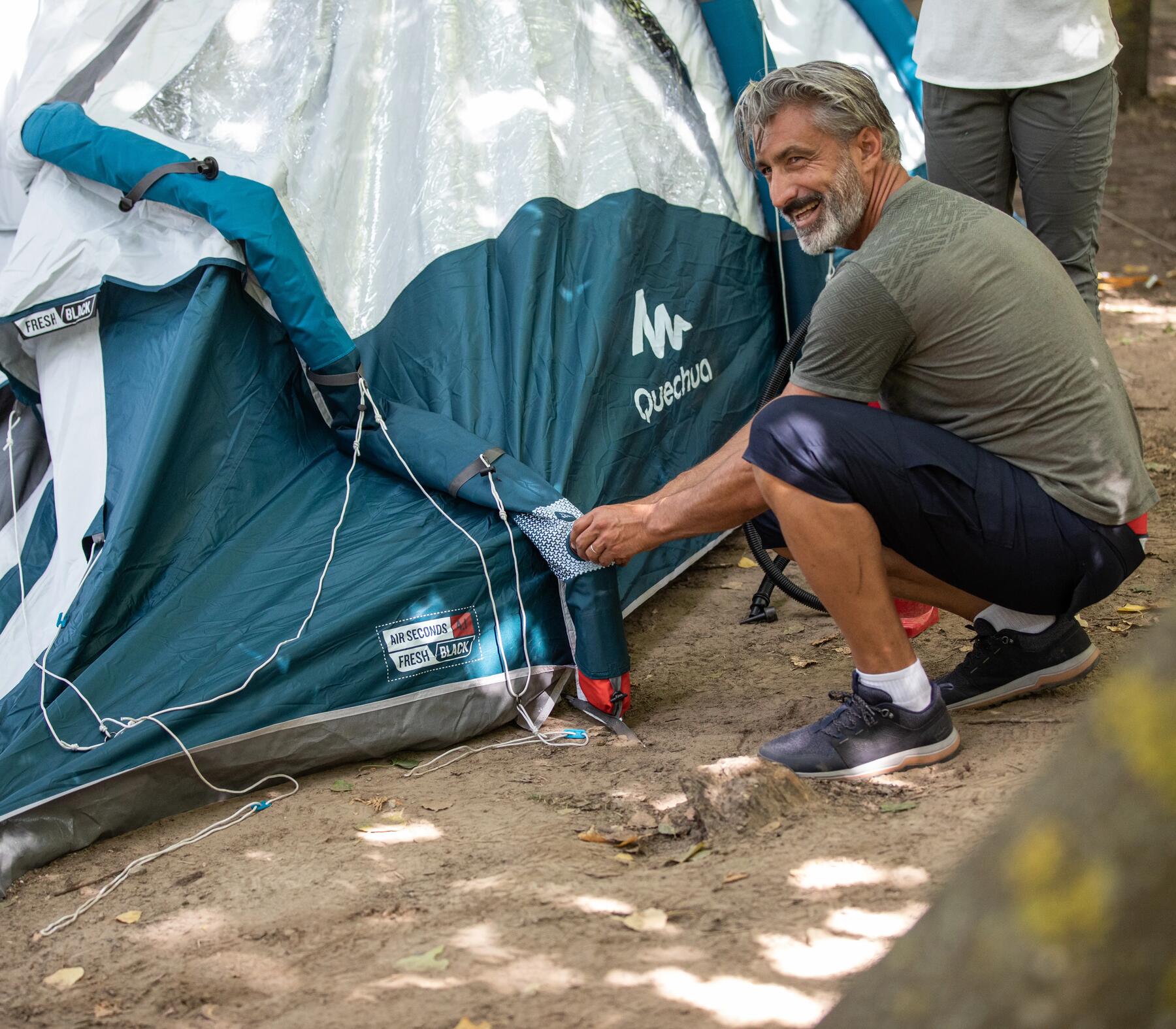 Como montar desmontar uma tenda da Quechua?