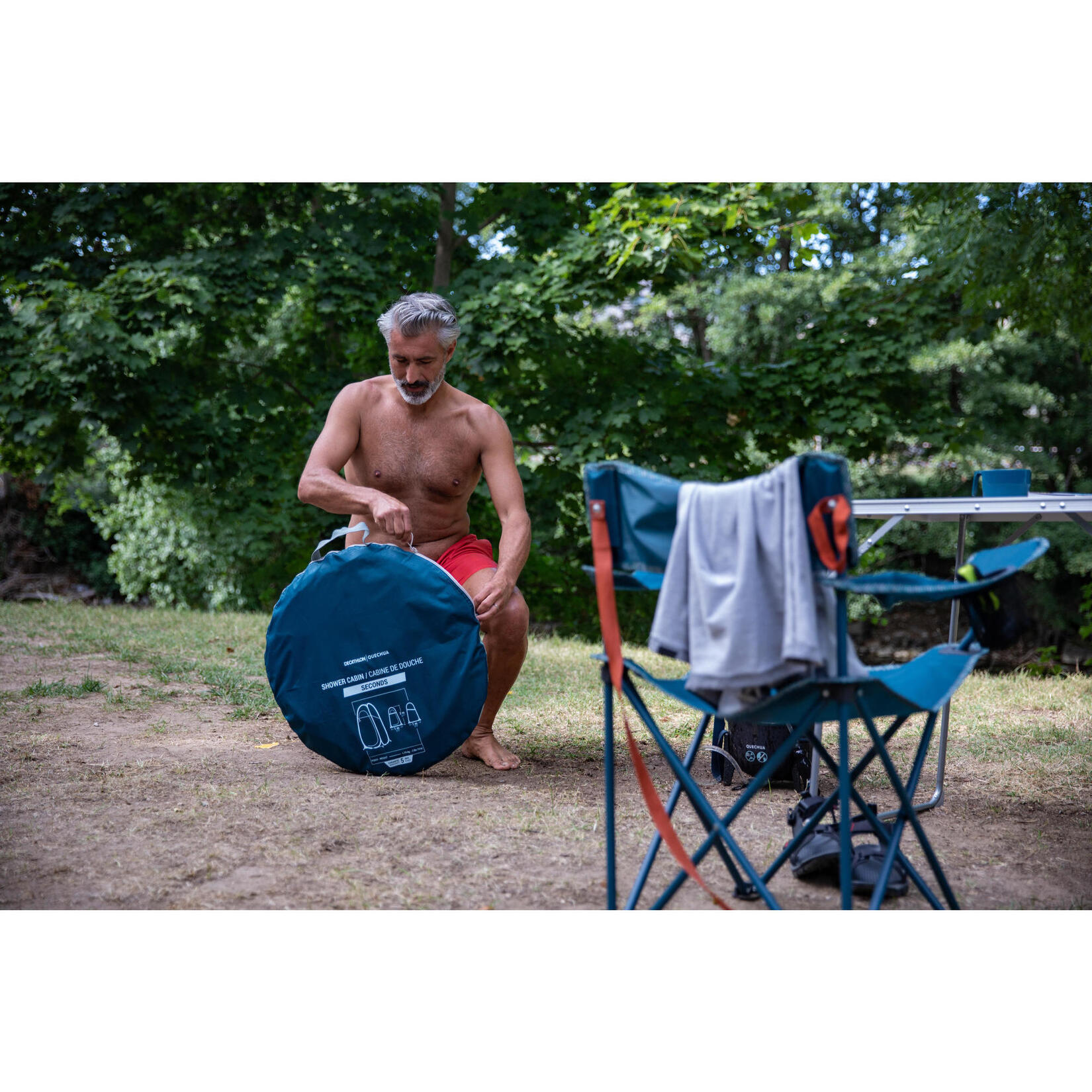 QUECHUA Douchehokje voor de camping 2Seconds Decathlon