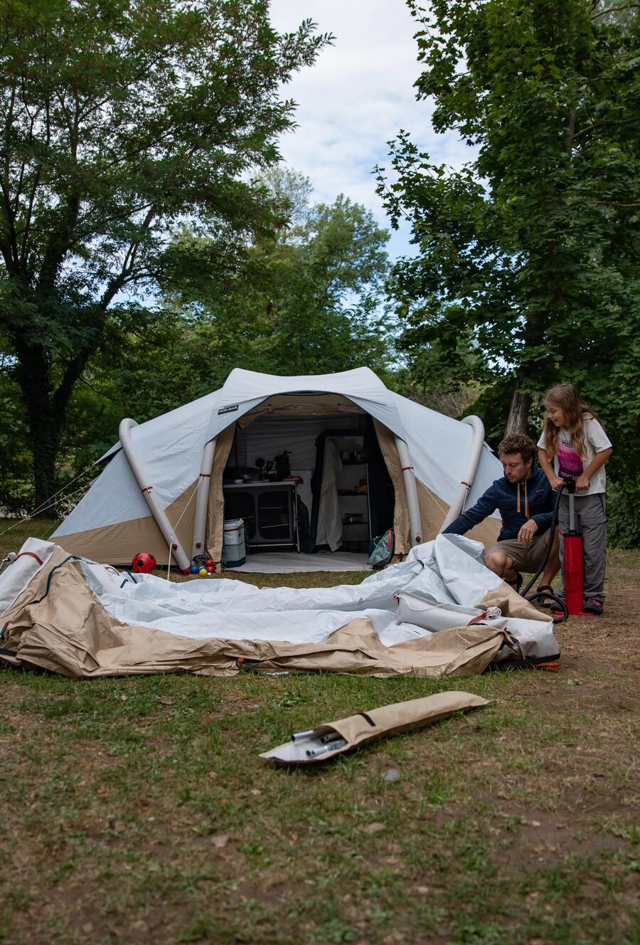 Întreținerea unui living de camping gonflabil