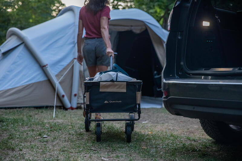 Bollerwagen klappbar für Familienzelt und Campingausrüstung