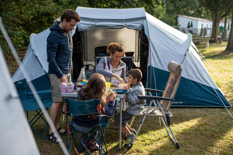 VERY COMFORTABLE FOLDING ARMCHAIR FOR CAMPING - RECLINABLE COMFORT