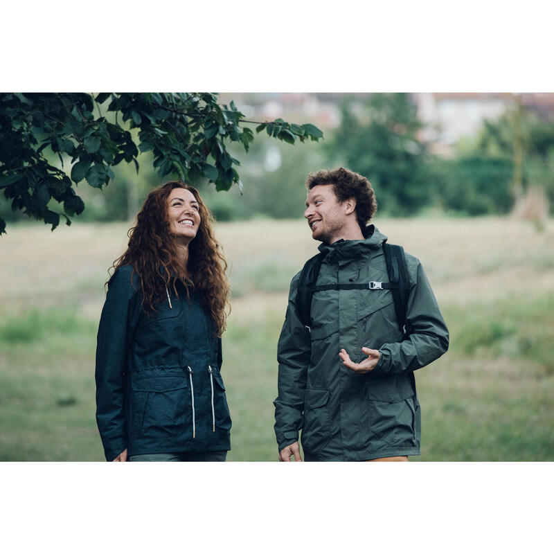 Veste imperméable de randonnée nature - NH550 Imper - Femme