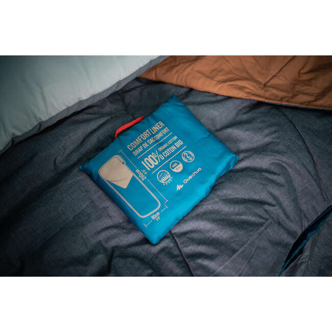 QUECHUA COTTON SLEEPING BAG LINER Decathlon