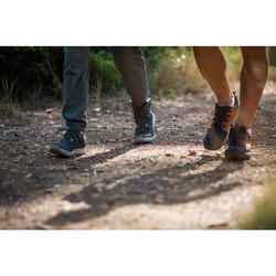 Chaussures Homme  Quechua Chaussures de randonnée nature - NH150 - Homme  Noir / Gris Carbone / Café Glacé — Dufur