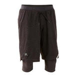 Kalenji Lange hardloopshort voor heren Run Dry+ Breathe zwart