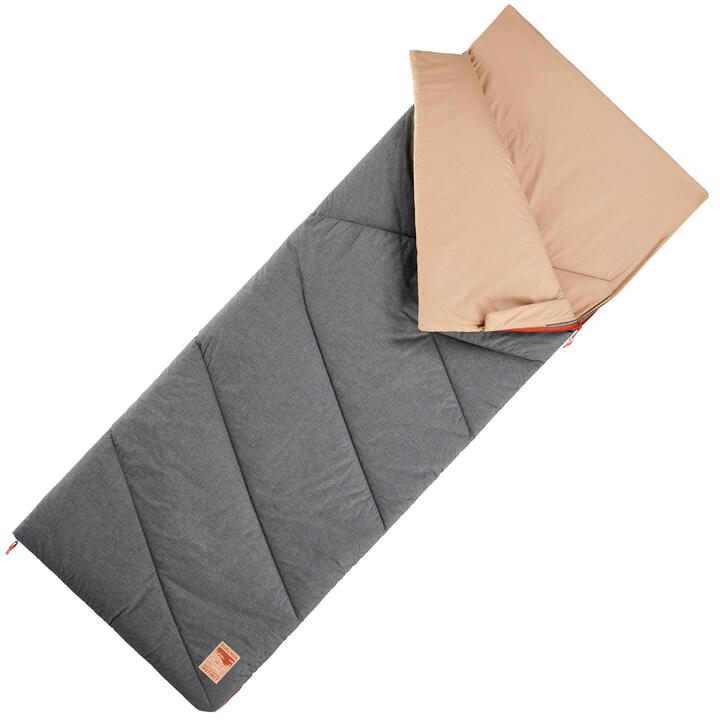 COTTON SLEEPING BAG FOR CAMPING ARPENAZ 10 COTTON Decathlon
