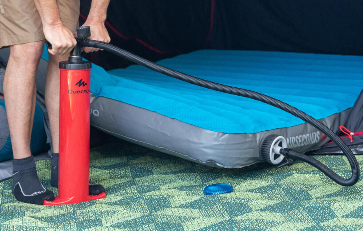 Inflatable mattress: Seconds valve with Venturi effect