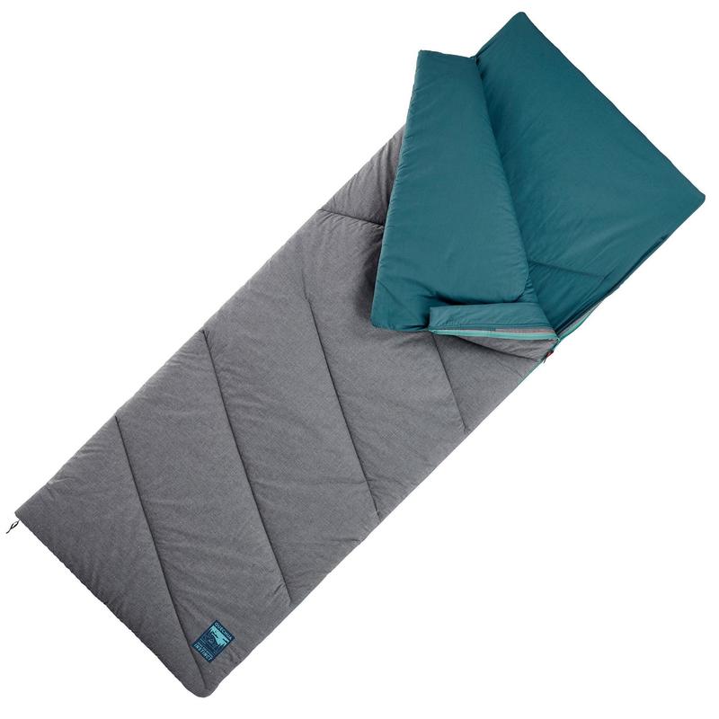 Saco de dormir algodón 10 ºC confort transformable en edredón Arpenaz 10º