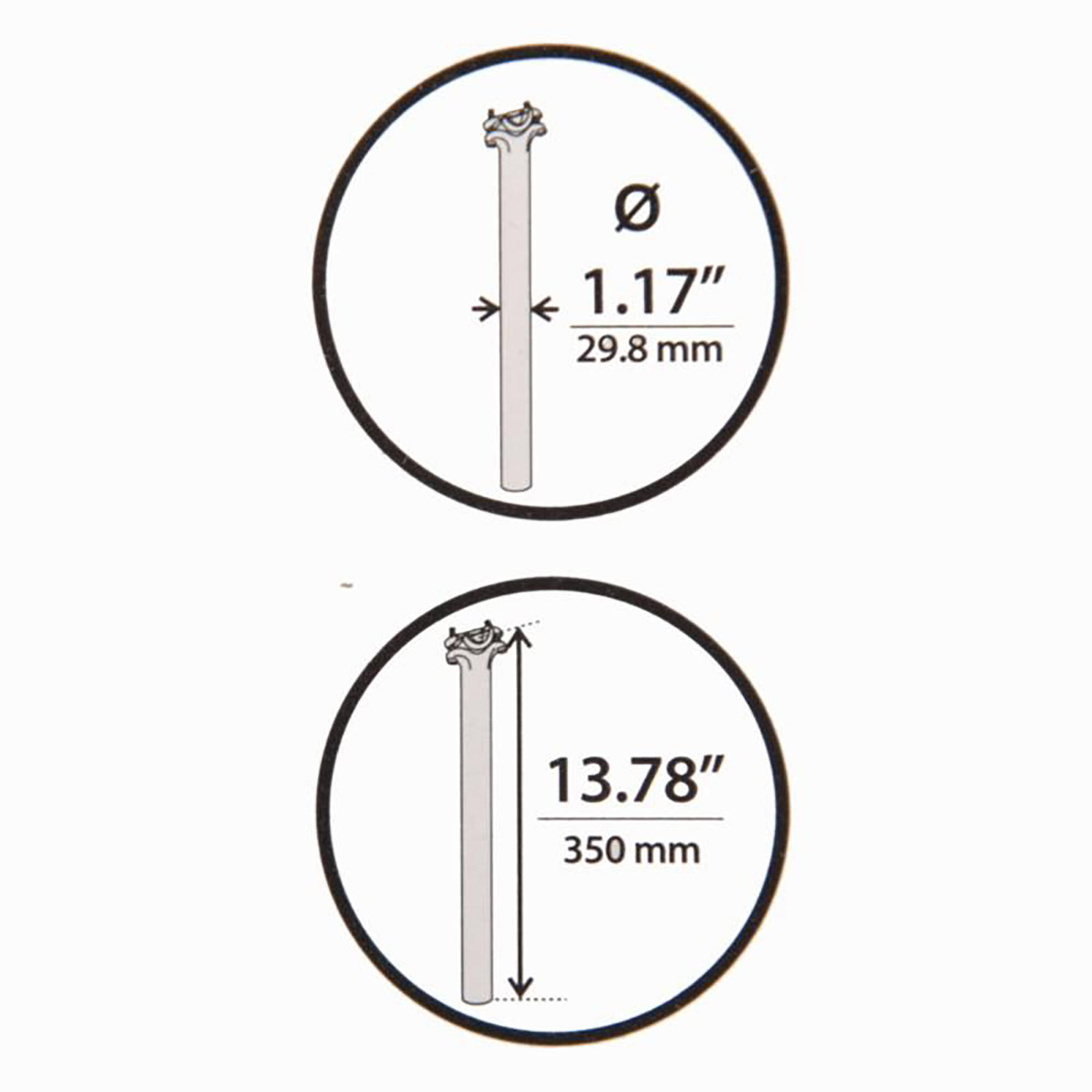 Cycling Seat Post 29.8 mm -  3