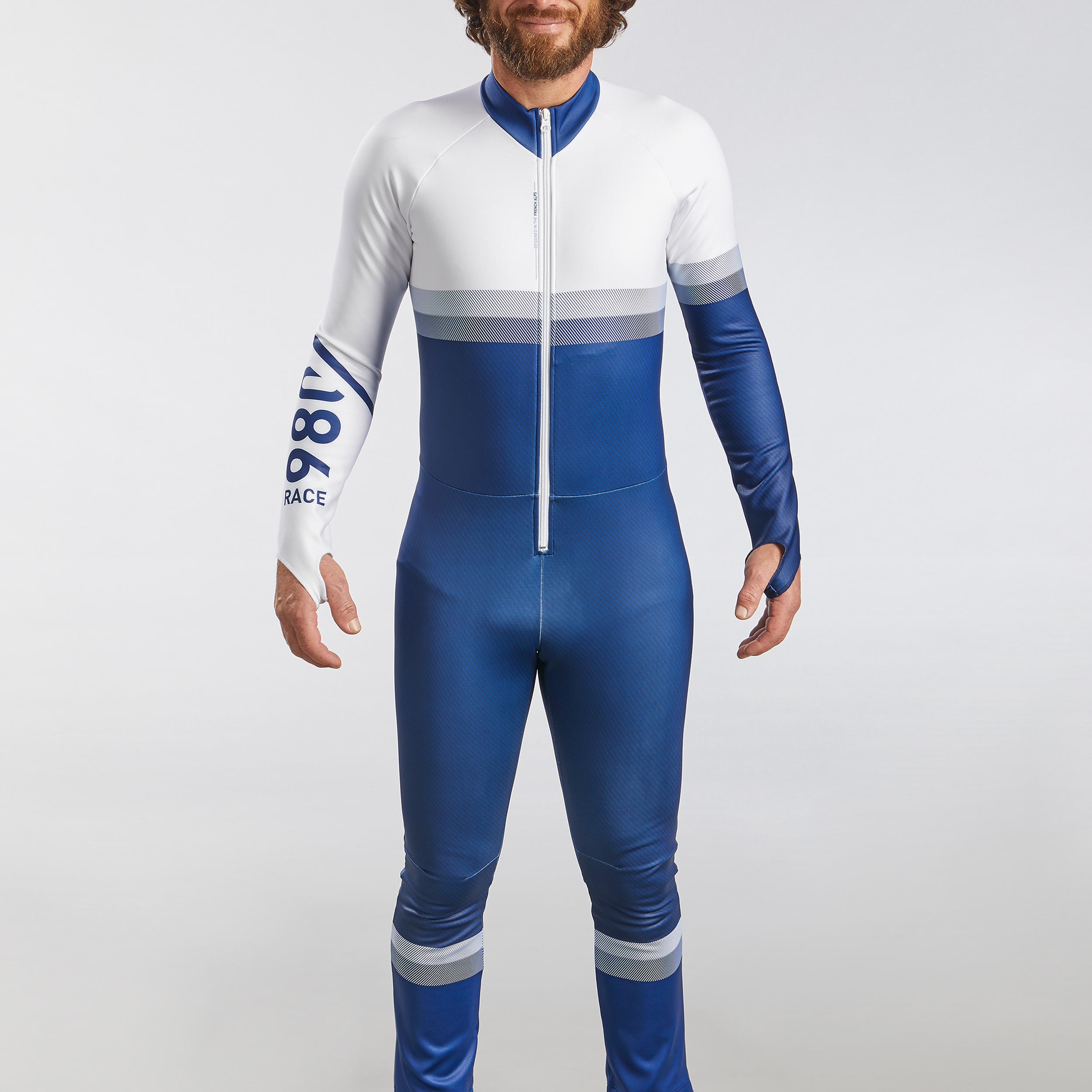 ADULT'S COMPETITION SKI SUIT 980 - BLUE 2/9