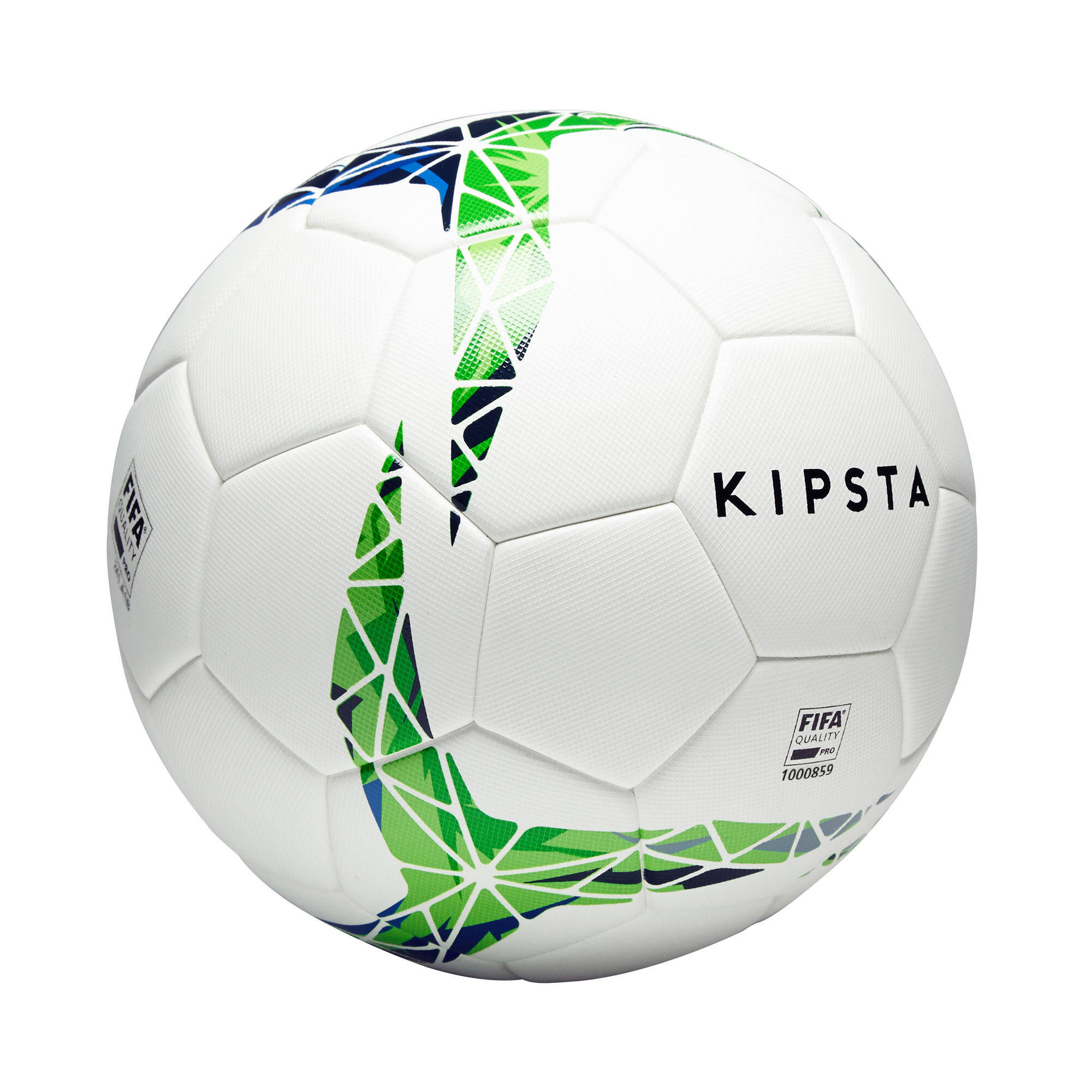 Thermobonded Size 5 Football F900 FIFA PRO -White/Green/Blue -  1